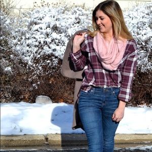 Old Navy Plaid Long Sleeve Shirt, Size SP